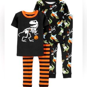 Carters Just One You 4 Piece Dinosaur Pajama Set